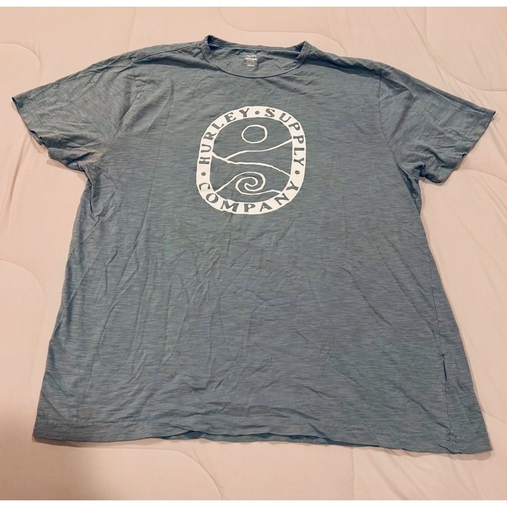 Hurley Supply Co. Graphic Short Sleeve T-Shirt Heather Blue XL